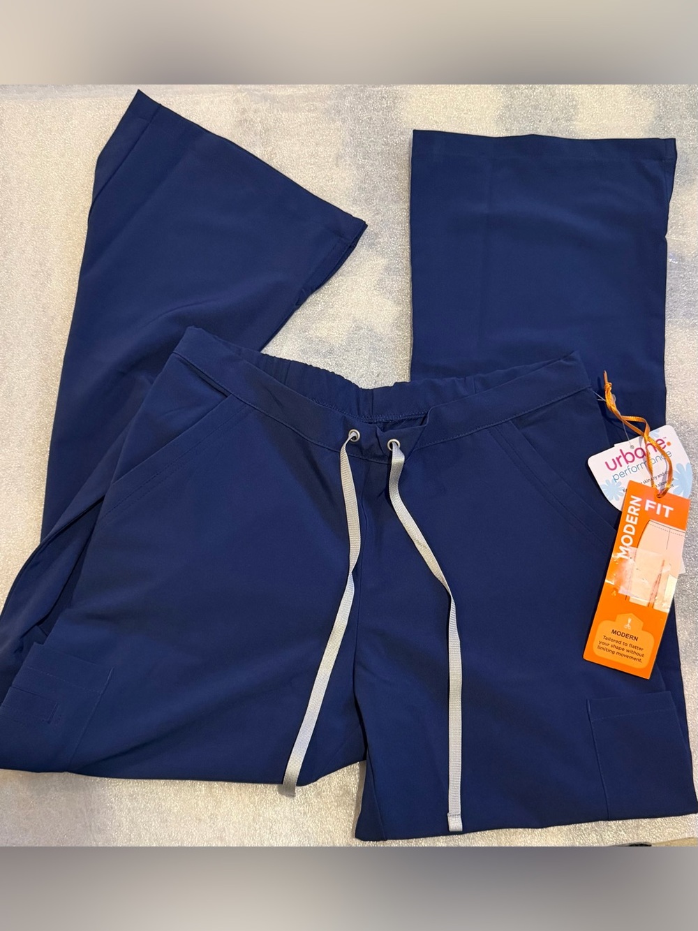 Men's Navy Uniform Drawstring Pants NWT